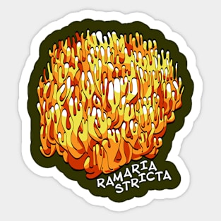 Ramaria stricta (Upright Coral Fungus) Sticker